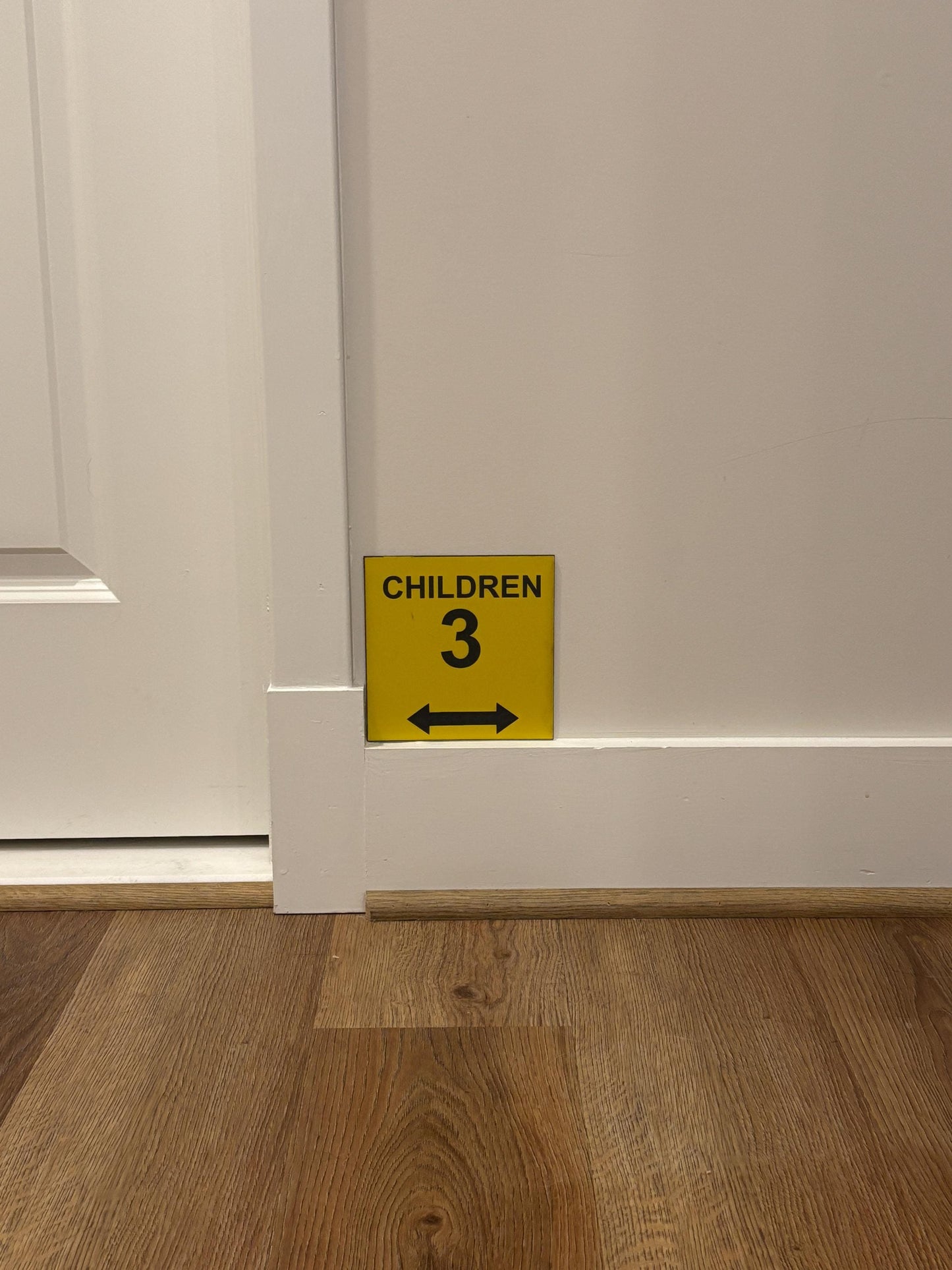 Personalized Fire Safety Sign for Pets & Kids