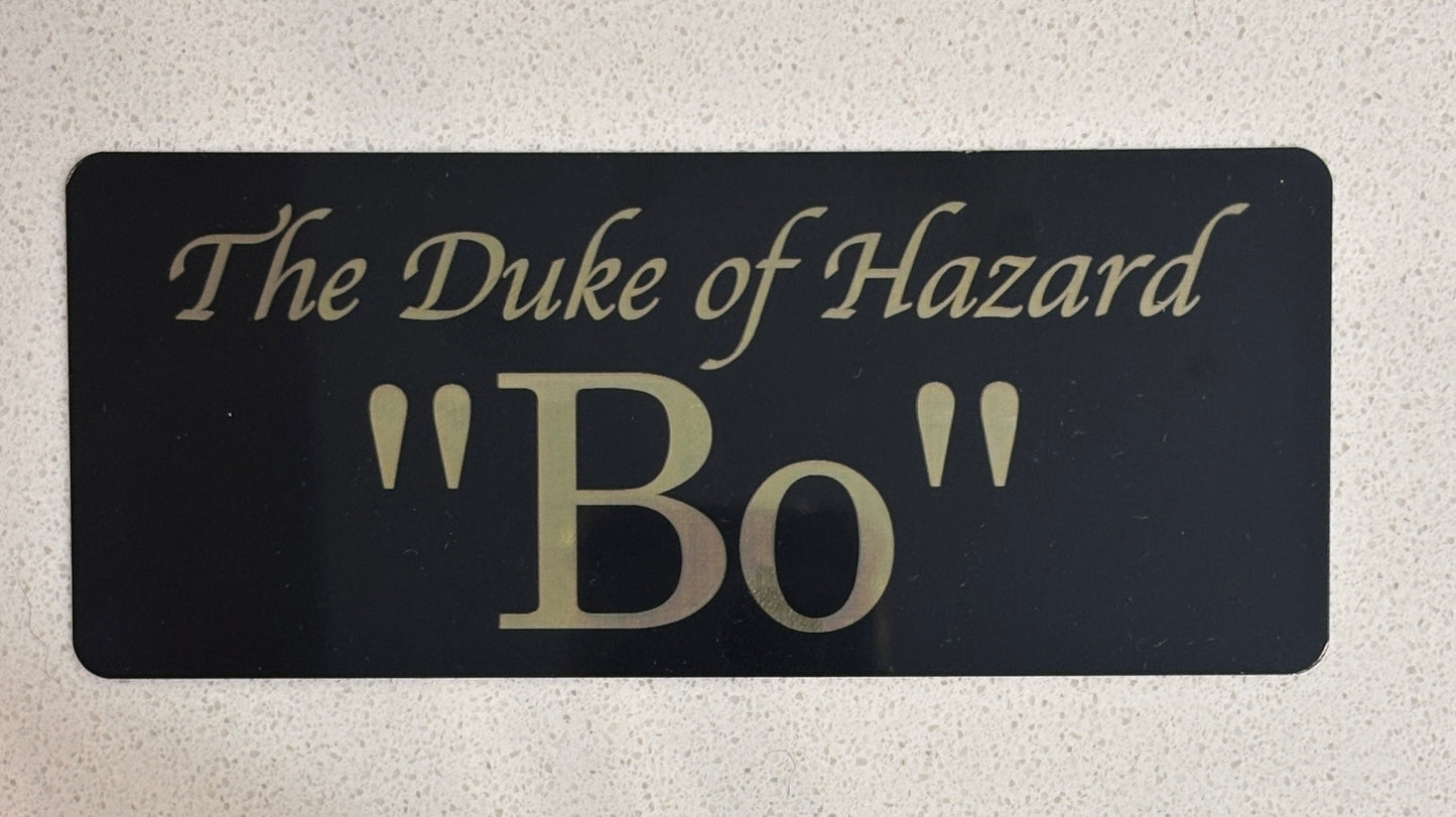 Personalized RuffLand Kennel Tag | Custom Dog Crate Nameplate