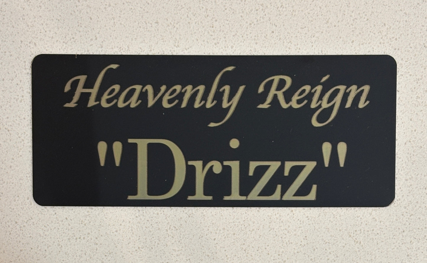 Personalized RuffLand Kennel Tag | Custom Dog Crate Nameplate