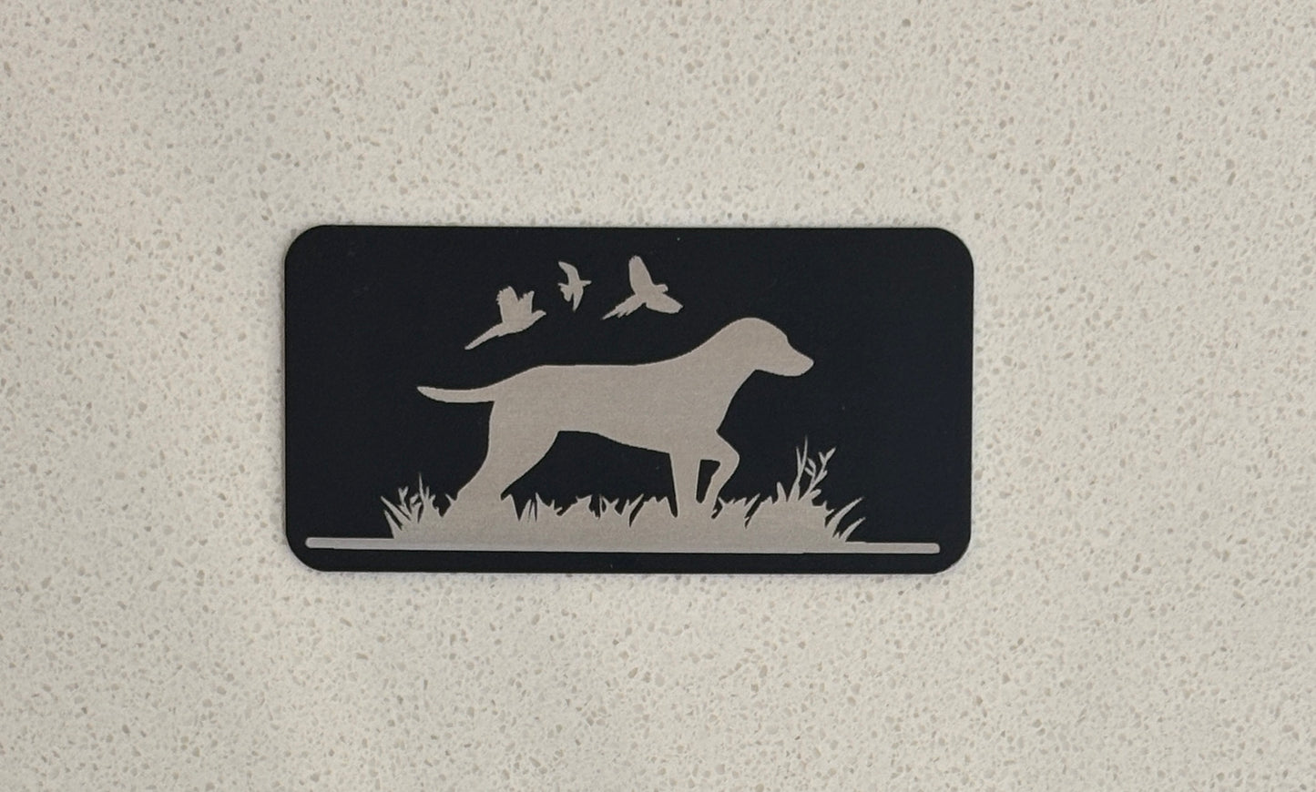 Personalized RuffLand Kennel Tag | Custom Dog Crate Nameplate