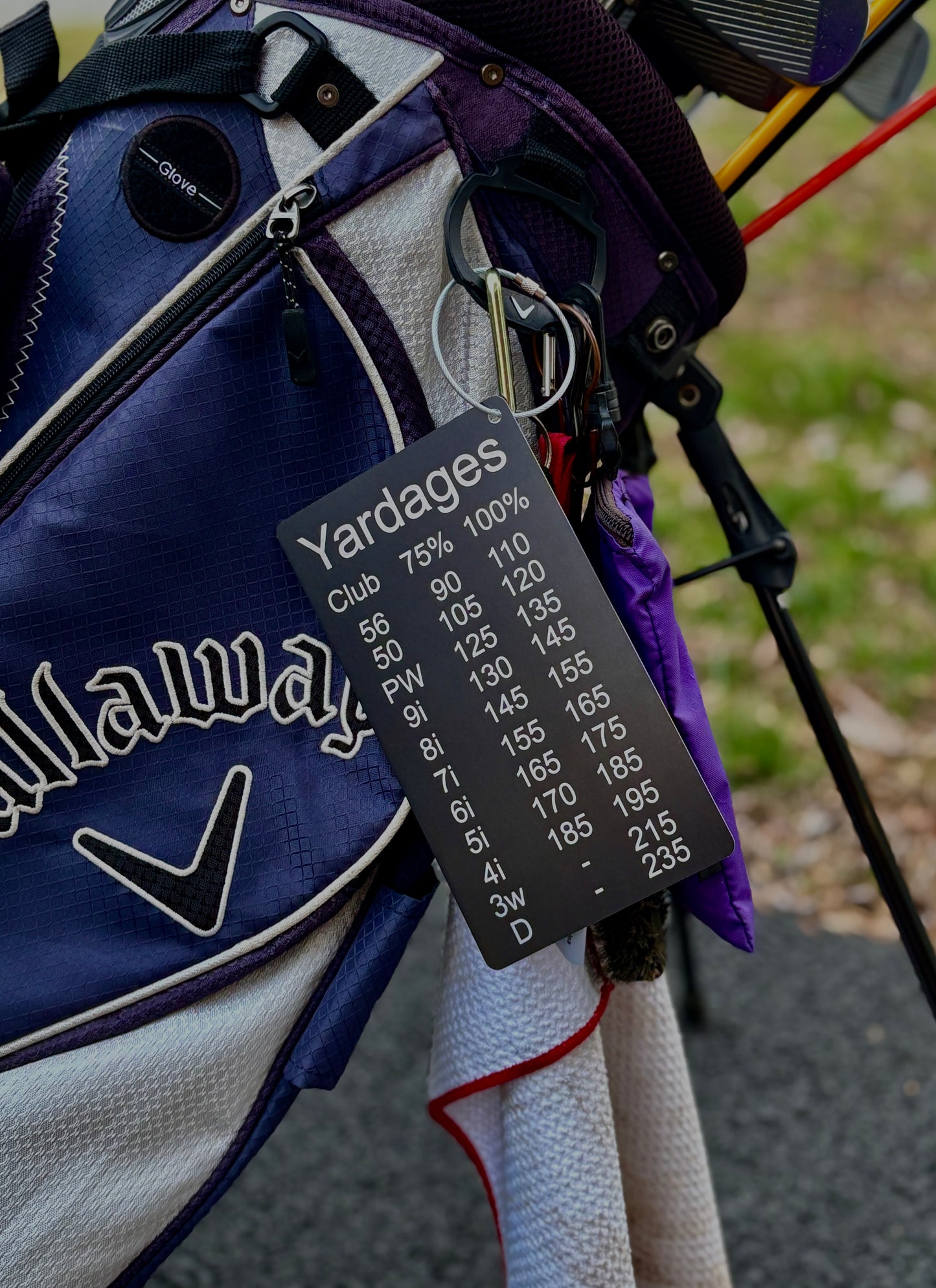 Personalized Golf Yardage Tag | The Yardage Keeper