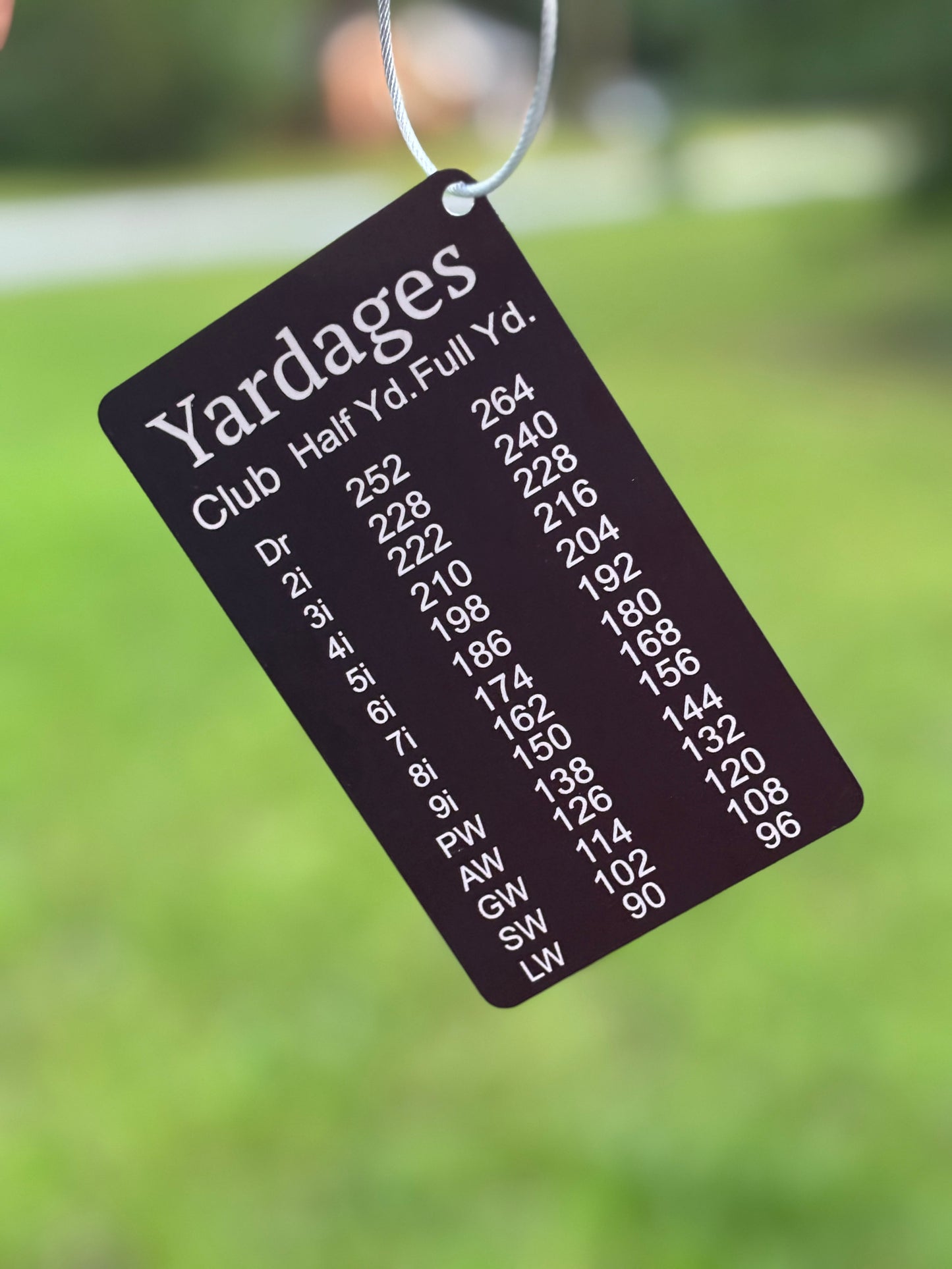 Personalized Golf Yardage Tag | The Yardage Keeper