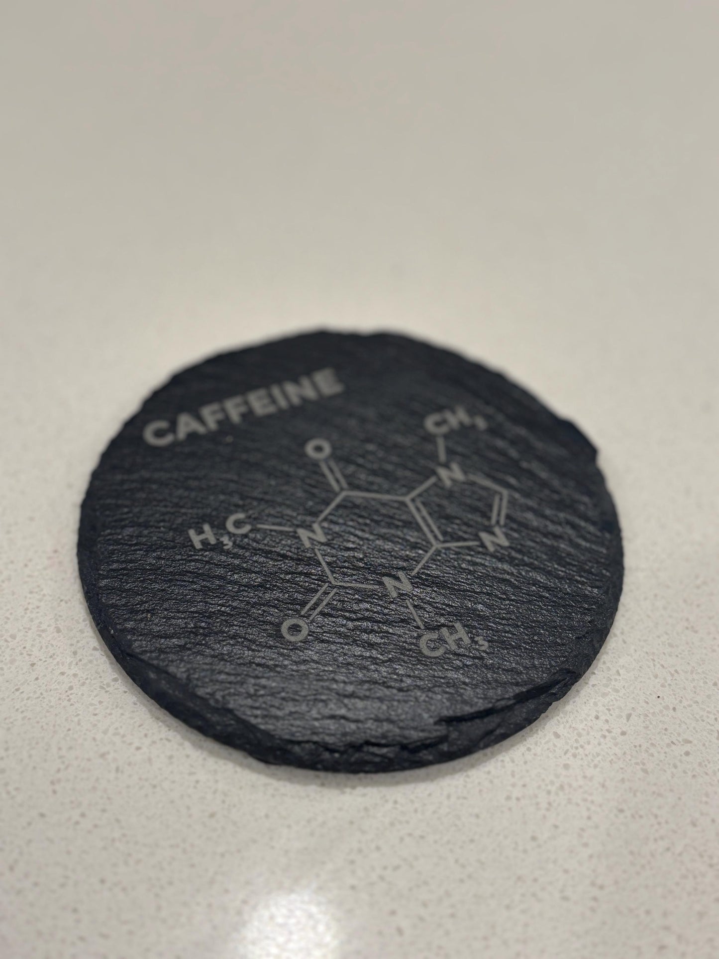 Bar Theme Slate Coasters | Engraved Drink Coasters | Set of 4