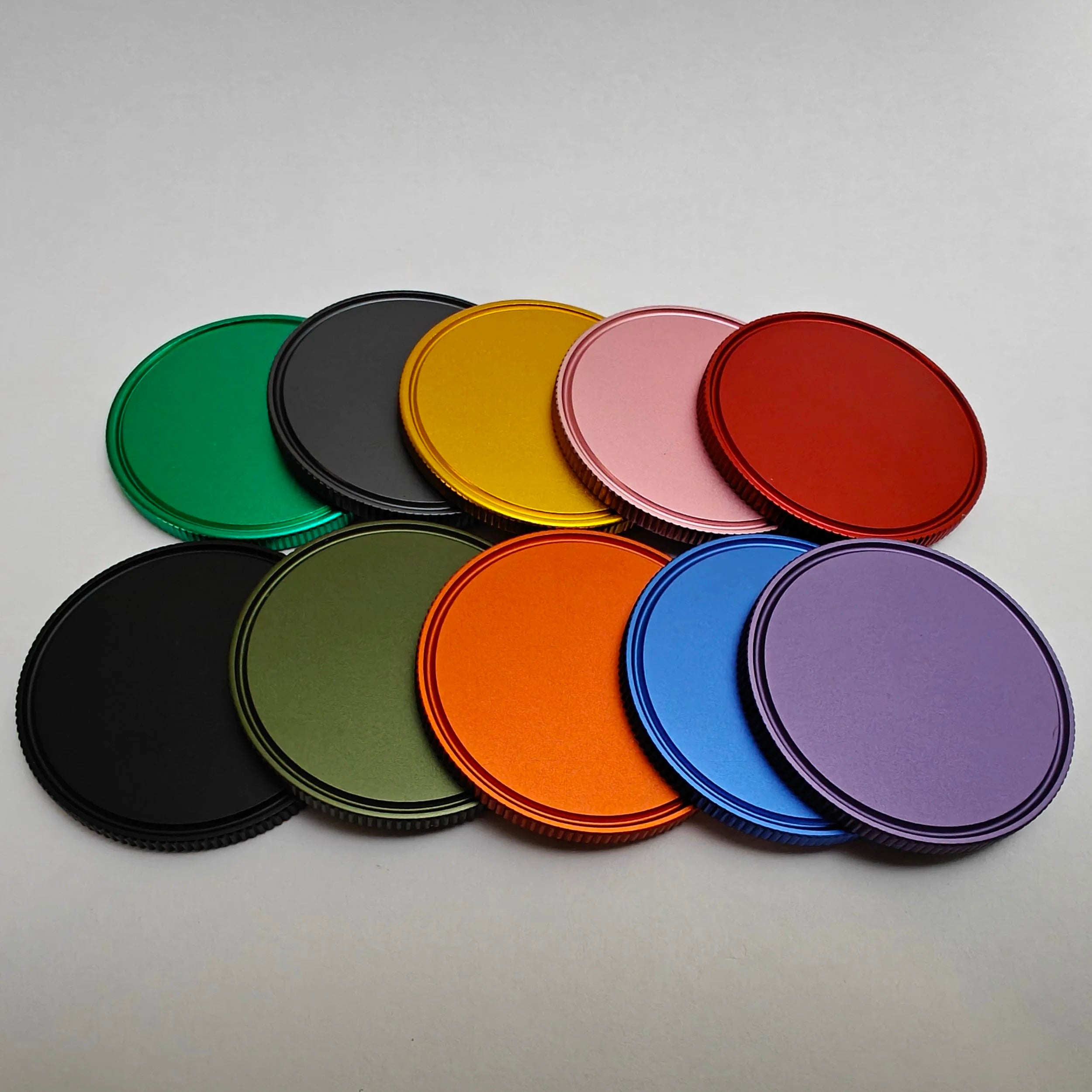 Anodized Aluminum Challenge Coin Blanks | Laser Ready Engraving Stock ...