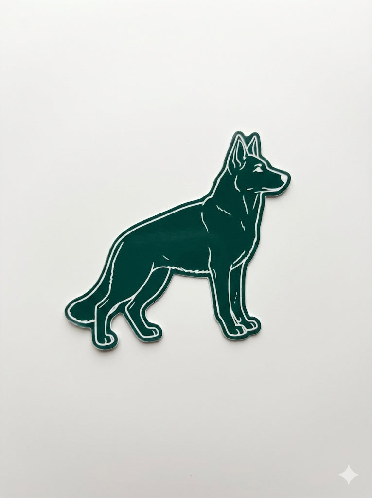 Custom Engraved Dog Breed Emblem (1/16" Rigid Plastic)