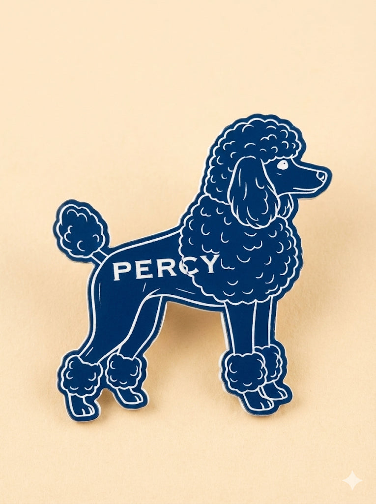 Custom Engraved Dog Breed Emblem (1/16" Rigid Plastic)