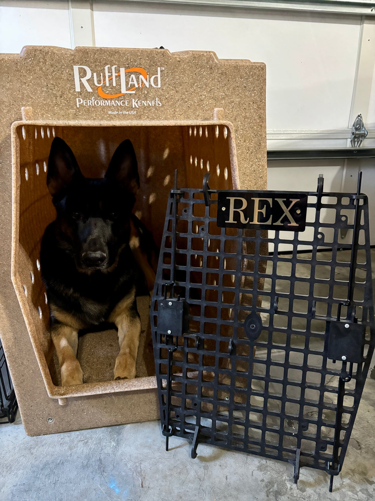 Custom Nameplate for Ruff Land™ Kennels | Personalized Crate Tag