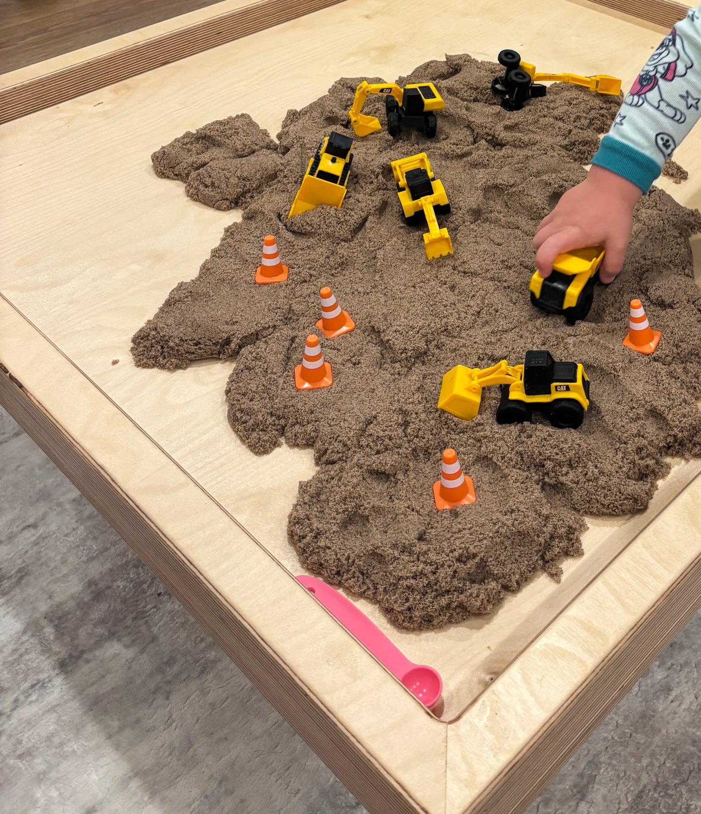 The Ultimate Montessori Floor Play Table – 30" x 30" Sensory & Lego Station