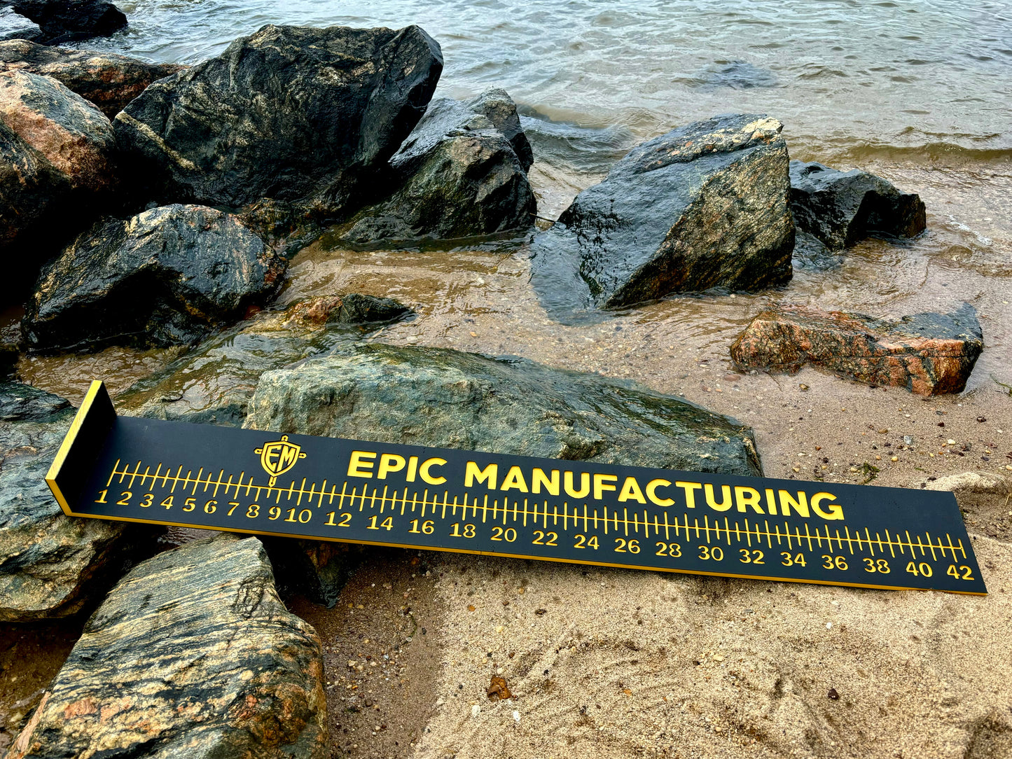 ProMeasure Tournament Bump Board | 32" Walleye & Bass Ruler (HDPE)