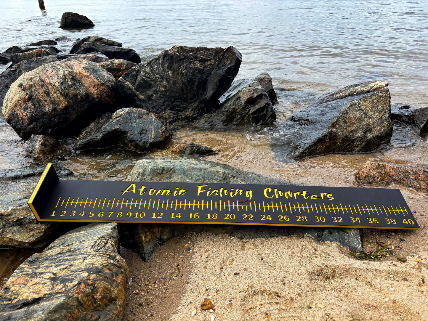 ProMeasure Tournament Bump Board | 32" Walleye & Bass Ruler (HDPE)